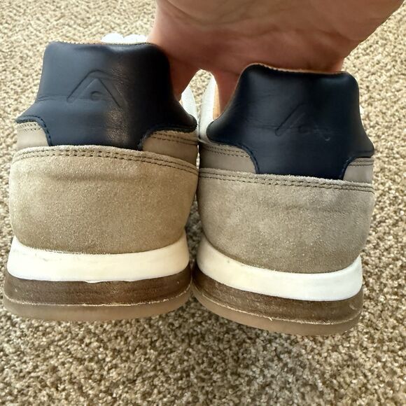 Ambitious Men's Slow Lace-Up Sneaker Leather Neutral EU Size 42 EUC - Picture 3 of 14